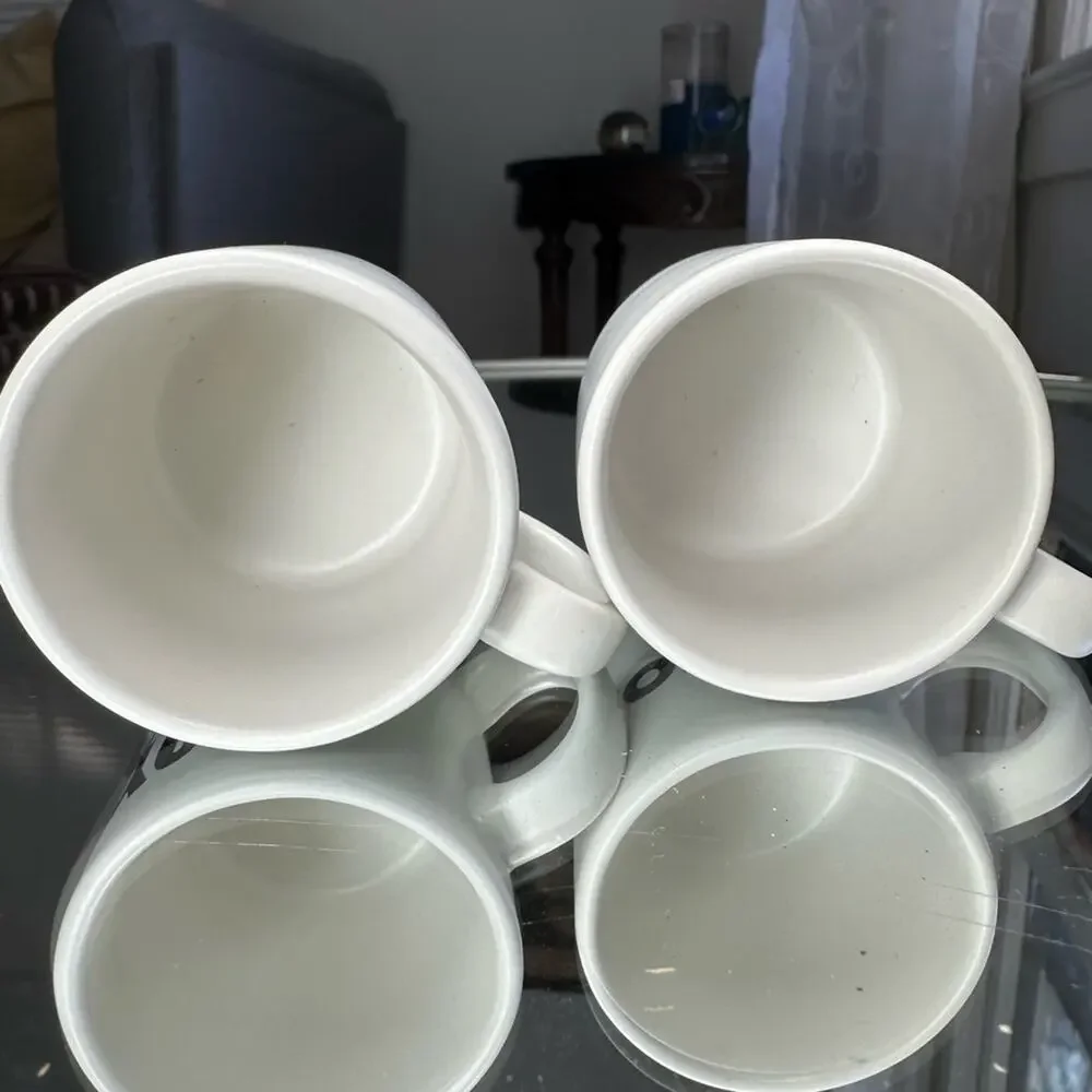 Set of 2 quotable, quotes, espresso mugs, you rock and hugs and kisses